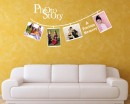 Photo Story Photo Frame Vinyl Decals Modern Wall Sticker